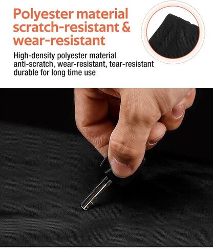 2-Piece Bike Cover for Handlebar,Easy to Install and disassemble.2P-Standard / 1P-Large Bicycle Handlebar Cover Waterproof in Kuwait