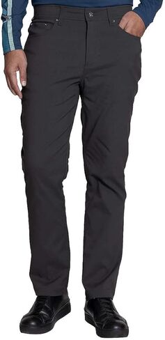 سروال رجالي كاجوال من Ventures Gerry ذو أداء مرن مرن | 5 جيوب مثالية للمكتب والجولف والكشافة والمشي لمسافات طويلة (رمادي داكن، 34 عرض × 32 طول) in Kuwait