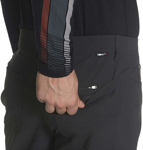 سروال رجالي كاجوال من Ventures Gerry ذو أداء مرن مرن | 5 جيوب مثالية للمكتب والجولف والكشافة والمشي لمسافات طويلة (رمادي داكن، 34 عرض × 32 طول) in Kuwait