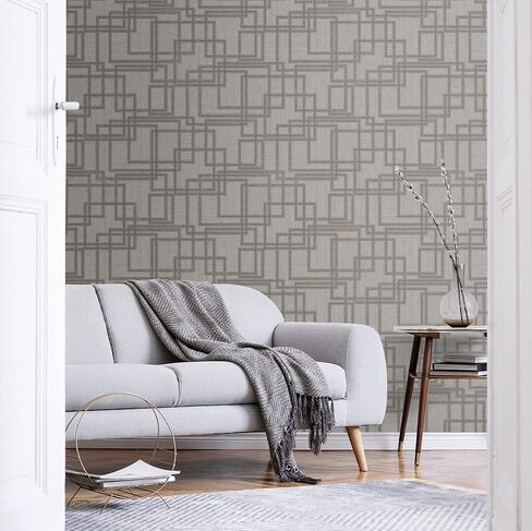 Henderson, Bauhaus Cityscape 33' L X 20.5" W, Art Deco Wallpaper Roll in Saudi Arabia