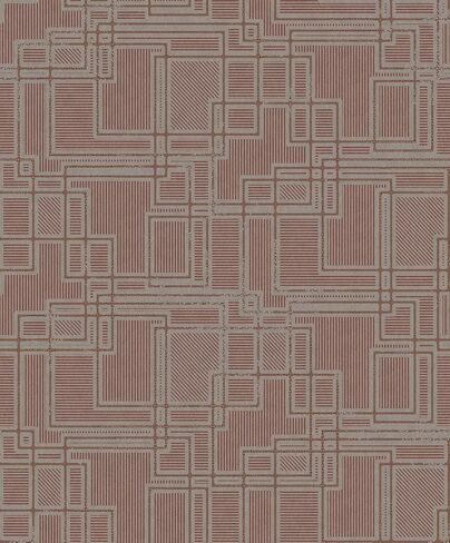 Henderson, Bauhaus Cityscape 33' L X 20.5" W, Art Deco Wallpaper Roll in Saudi Arabia