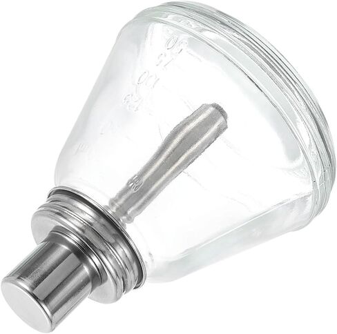 HARFINGTON Solvent Alcohol Dispensers 180ml(6.1oz) Conical Push Down Liquid Dispenser Pump Bottle Sprinkler Head with Stainless Steel Lid and Copper Core for Acetone Polish Remover in Saudi Arabia