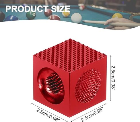 PATIKIL Cube Billiard Pool Cue Tip Repair Tool, 5-in-1 Pool Cue Tip Tool Pool Stick in Kuwait