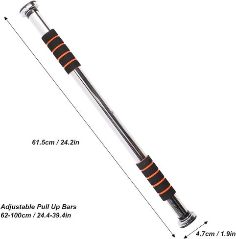 Pull Up , Body Fitness Workout Chin Up Upper Body Workout with Comfort Grips Punch Adult Fitness Exercise 62?100cm in Saudi Arabia
