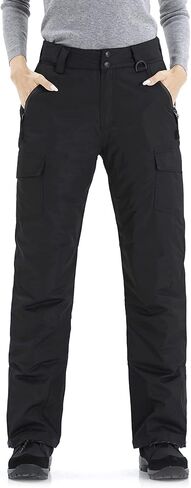 سراويل WULFUL النسائية المعزولة للتزلج على الجليد مقاومة للماء للشتاء والتزلج على الجليد in Kuwait