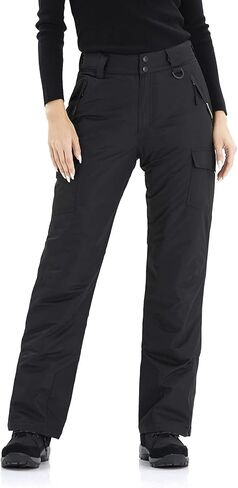 سراويل WULFUL النسائية المعزولة للتزلج على الجليد مقاومة للماء للشتاء والتزلج على الجليد in Kuwait