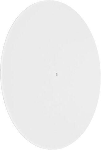 Turntable Mat Record Platter Slipmat, Platter Slipmat for 12 Vintage Record Player, Reduces Noise From Static Dust (White) in Saudi Arabia