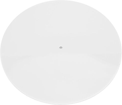 Turntable Mat Record Platter Slipmat, Platter Slipmat for 12 Vintage Record Player, Reduces Noise From Static Dust (White) in Saudi Arabia