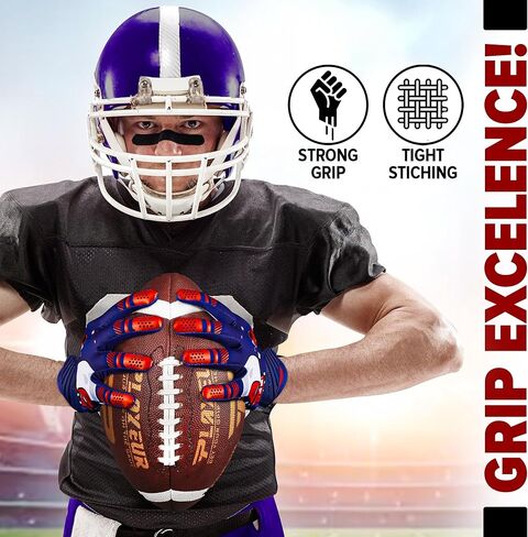 قفازات كرة القدم Alien Grip Infinite Pro Edition - لعبة لا نهاية لها - GripPro Tech للبالغين والأطفال والشباب، قفازات كرة القدم، بدون تقشير، مبتذلة على الإطلاق in Kuwait