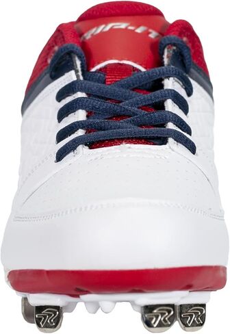 حذاء RIP-IT النسائي ذو الكرة اللينة الماسية - مقاس 10 - أحمر/أبيض/كحلي in Kuwait