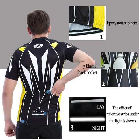 Men's Cycling Clothing Set Cycling Jersey Short Sleeve Suits Bib Shorts Men with 3D Padded Cycling Shirt Men kit in Saudi Arabia
