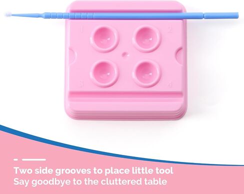 JMU 200 Pcs Dental Mixing Well -4 Wells, Dentist Disposable Mini Mixing Trays in Saudi Arabia