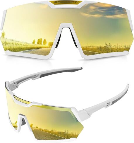 Cycling Sports Sunglasses, Polarized UV400 Protection, Sports Baseball Running Golf Cycling for Men Women Youth in Saudi Arabia