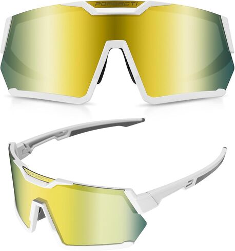 Cycling Sports Sunglasses, Polarized UV400 Protection, Sports Baseball Running Golf Cycling for Men Women Youth in Saudi Arabia
