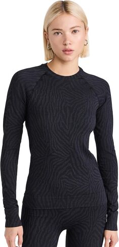 Sweaty Betty Women's Animal Crew Neck Base Layer Top in Saudi Arabia