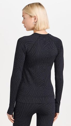 Sweaty Betty Women's Animal Crew Neck Base Layer Top in Saudi Arabia