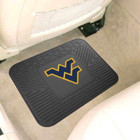 FANMATS NCAA West Virginia University Mountaineers Vinyl Utility Mat , 14"x17" in Saudi Arabia