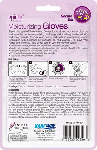 Epielle Moisturizing Hand Masks (Gloves 6pk) for Dry Hands Spa Masks | Sunflower Seed Oil + Avocado Oil + Vitamin E, Beauty Gifts, Skincare Gifts. STOCKING STUFFERS!! in Kuwait