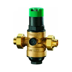 Honeywell DS06-103-DUS-LF Dialset Female NPT Double Union Regulator, Sweat PRV, 1 1/4"