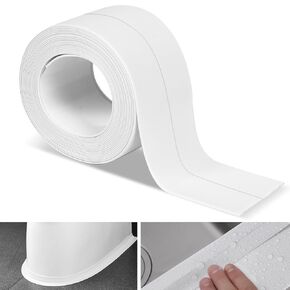 White caulking Tape, Kitchen and Bathroom self-Adhesive caulking Waterproof Tape, Bathtub caulking Tape, Sink, Toilet caulking Tape Seam Tape