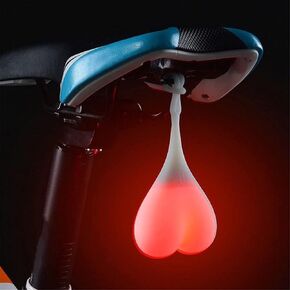 Bike Reflectors LED Bicycle Rear Lights Cycling Balls Tail Light Seat Back Egg Lamp Night Essential Waterproof Creative Silicone Warning Light for Truck