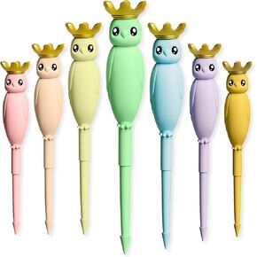 Funny Golf Tees for Kids and Teens - Enhances Interests on Golf - 7 Colors Plastic Tees in Gift Boxes