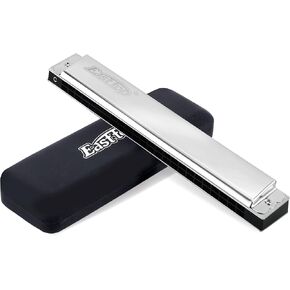 East top 24 Holes Professional Tremolo Harmonica Musical Instrument for Adults (T2403-C)
