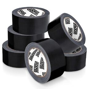 Lockport White Duct Tape - Roll Multi 6 Pack 20 Yards x 2 Inch - Waterproof - No Residue - Duct Tape Bulk Value