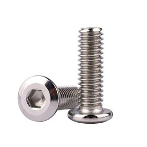 1/4-20 x 3/4" Flat Head Socket Head Screw Furniture Bolts Countersunk Connector Screws, Stainless Steel 18-8 (304) Silver, Fully Threaded, 20 PCS