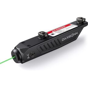 Green MLok Laser Rifle Laser Sight Gun Laser Tactical AR Laser Magnetic Rechargeable Low Profile Compatible with M-Lok Rail with Strobe Function