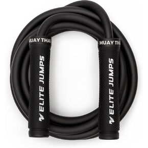 Muay Thai 3.0 Weighted Jump Rope for Men & Women - Professionally Designed for High-Intensity Training | Muay Thai Jump Rope, MMA & Fitness Jump Rope - Full Body Workout Weighted Rope