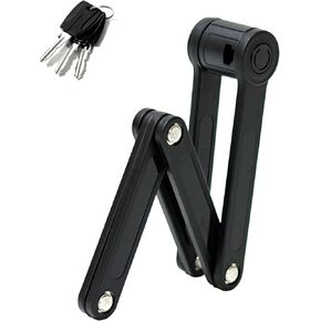 Trademark Innovations Bicycle Lock, Bike Lock Heavy Duty Anti Theft, Folding Lock, Bicycle Lock Foldable