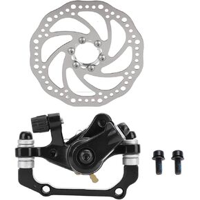 Bike Disc Brake Set Rear Disc Brake Caliper with 160mm Rotor Mountain Bike Flange Disc Brake Kit Brake Accessories for Mountain Bike