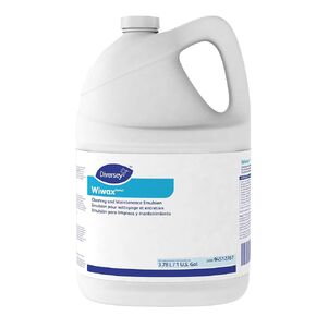 Diversey 94512767 Wiwax Cleaning & Maintenance Emulsion Liquid, Commercial Strength Sealer for Rubber, Concrete & Stone Floors, Concentrate, 1-Gallon