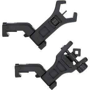 ohhunt Flip Up Sight Front and Backup Rear Sight 45 Degree
