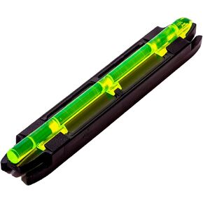 HIVIZ Ultra Narrow Magnetic Fiber Optic Shotgun Sight Green and Red, One Size