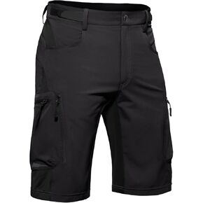Hiauspor Mens Hiking Cargo Shorts Lightweight Water-Resistant Stretch Quick Dry for Casual Golf Fishing Tactical Bike Outdoor