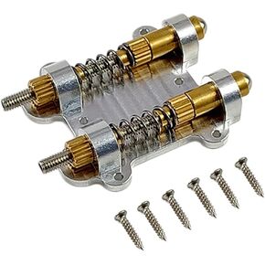 Tremolo Arming Adjuster Tremsetter Guitar Brass Tremolo Stopper Stabilizer Electric Guitars Tremolo Bridge System Parts, Double Shake