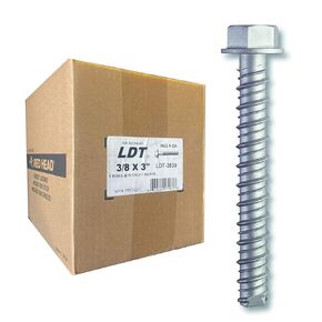 LDT-3830 Large Diameter Tapcon 3/8-Inch by 3-Inch Anchor (400 per Case)