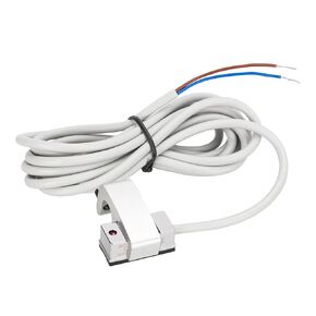 Baomain Air Cylinder Magnetic Sensor Switch with Mounting Bracket CS1-U NO DC10-30V 100mA Red LED Indicator