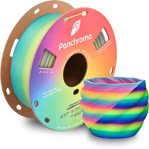 Polymaker Panchroma PLA Filament, Luminous Rainbow 1.75mm 3D Printing Filament, 3D Printer PLA Filament, Fit Most FDM 3D Printers, 1kg Spool (2.2lbs)