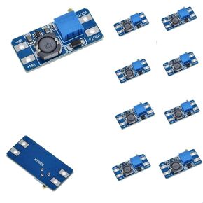 10PCS MT3608 DC-DC Adjustable Boost Regulator Power Converter 2A 5v to 12v Step Up Step up Output Voltage Power Module Boost Converter