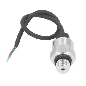 Pressure Transducer Sensor G1/4 Thread 0.5-4.5V Output Pressure Transmitter High Sensitivity 1.6Mpa Pressure Transducer Sender Sensor for Oil Water Gas 5-12V (0.5Mpa)