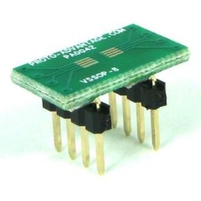 (Qty 2) Proto-Advantage PA0042C VSSOP-8 to DIP-8 SMT Adapter (0.5 mm Pitch) Compact Series