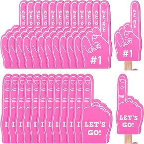 Sinmoe 24 Pcs Mini Foam Finger We're Number One Finger,Dark Blue in Kuwait