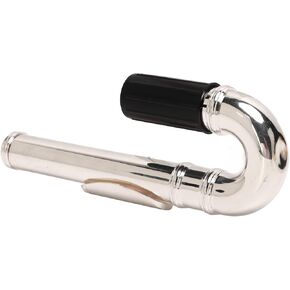 Flute Curved Head Joint, Metal Replacement Mouthpiece Universal Fit Metal Woodwind Instrument Accessories for Kids