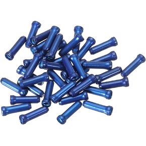 PATIKIL Bike Spoke Nipple 0.5" x 0.2", 40 Pack Alloy Mountain Bicycle Spoke Cap for Cycling Replacement Accessories, Blue