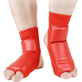 Taekwondo Foot Protector Boxing Foot Protector, Taekwondo Foot Pads Boxing Foot Protectors Adult Training Taekwondo Gear Non Slip Impact Resistant Ankle Pads Protective (L)