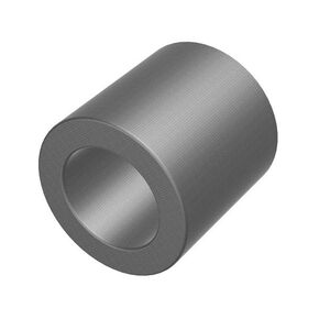 Steel Spacer 1/2" OD x 5/16" ID, Round Spacer Unthreaded Standoff Bushing Plain Finish, Fits Screws, Bolts 5/16" or M8, Metal Spacers Online (1/2" Length, 10 Pack)