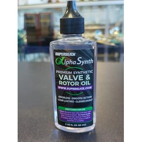 Superslick AlphaSynth Light Viscosity Valve & Rotor Oil Trumpet Clear Synthetic